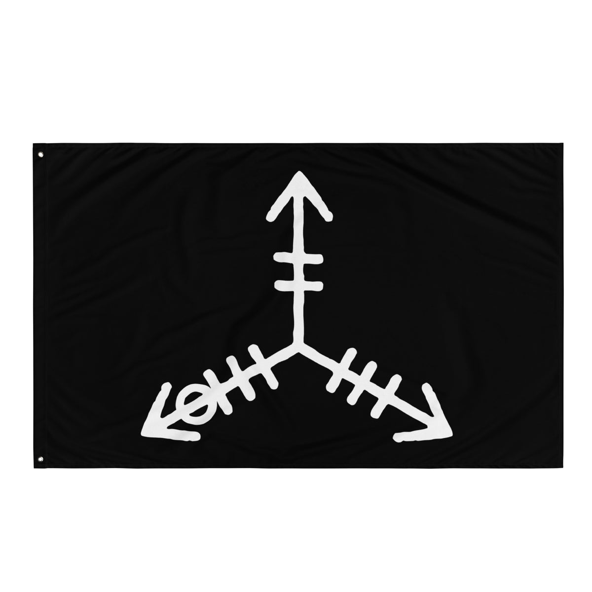 The Big 3 Machine Guns Symbol Flag