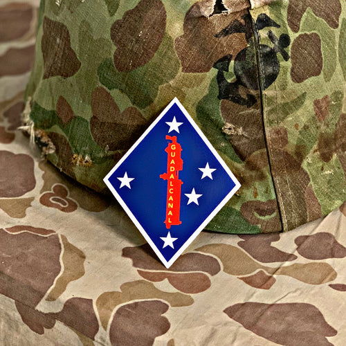 1st Marine Division WWII Tribute Sticker