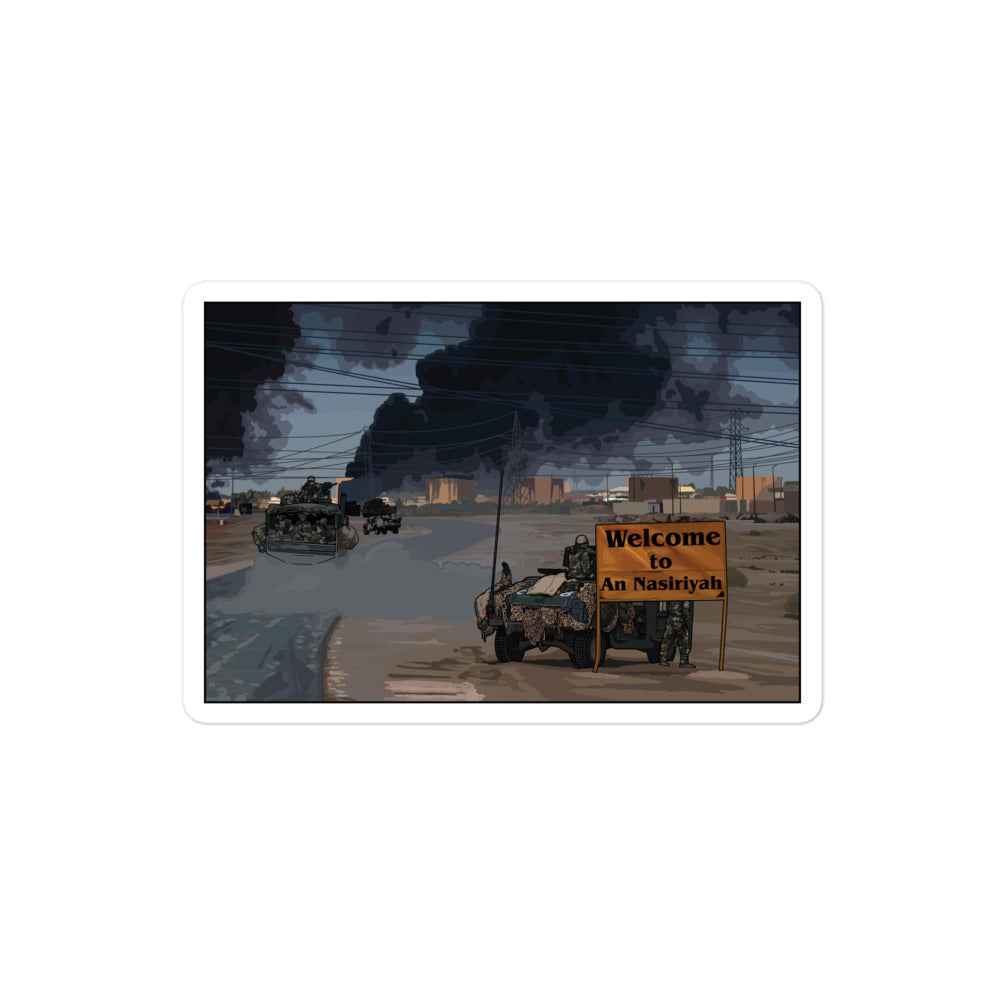 Welcome to An Nasiriyah Sticker – Goons Up