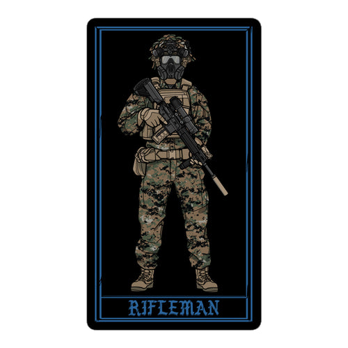 Marine Rifleman Sticker - Woodland