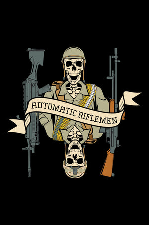 Open image in slideshow, Automatic Riflemen Death Card Flag
