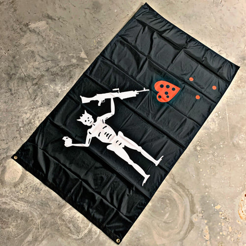 Blackbeard Guns Flag