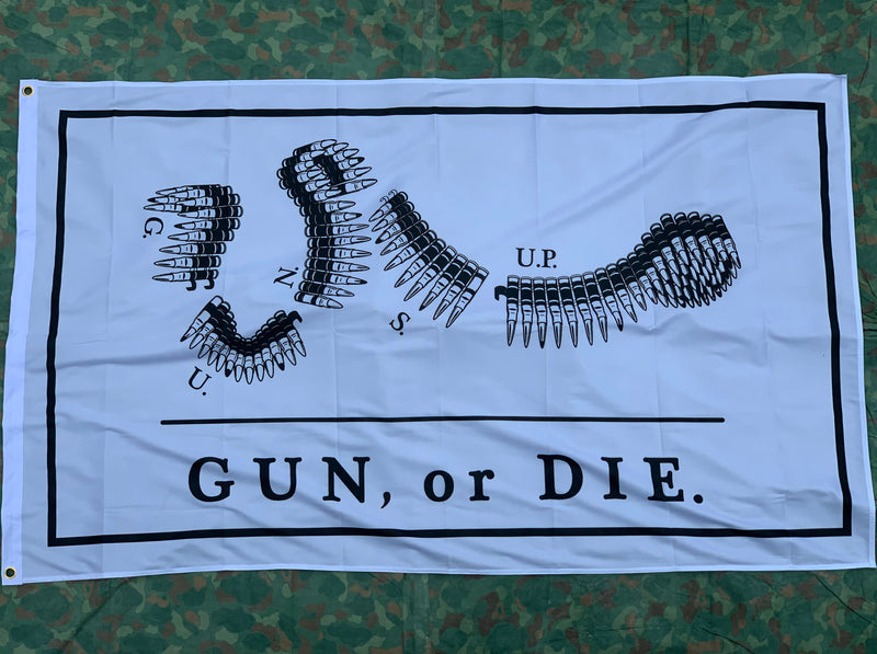 Load image into Gallery viewer, Gun or Die Flag
