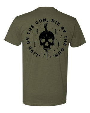 Open image in slideshow, Live By The Gun Tee
