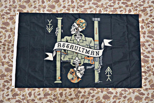 Assaultman Death Card Flag