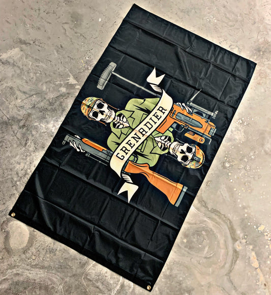 Grenadier Death Card Flag