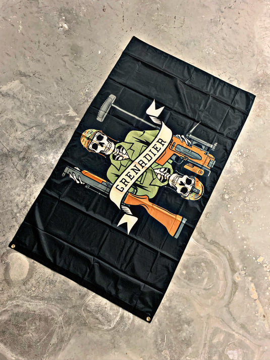 Grenadier Death Card Flag