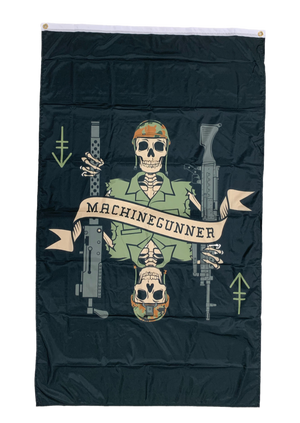 Open image in slideshow, Machine Gunner Death Card Flag
