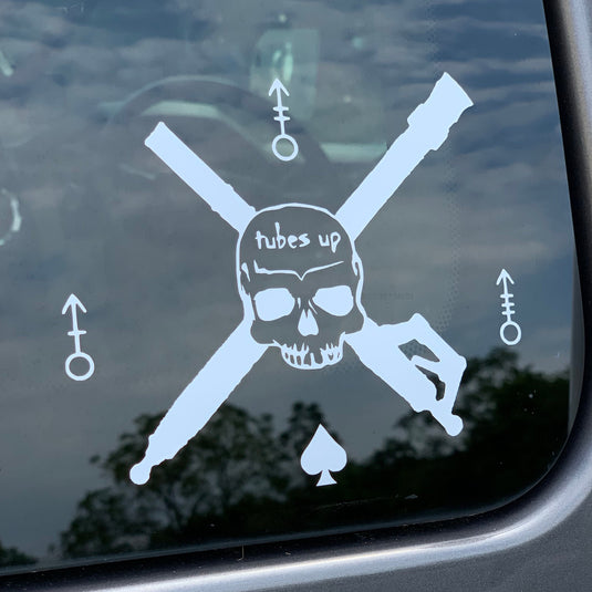 Tubes Up Decal