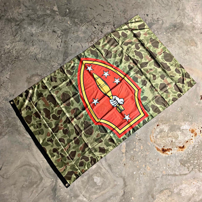 Load image into Gallery viewer, 2nd Marine Mortar Division Flag

