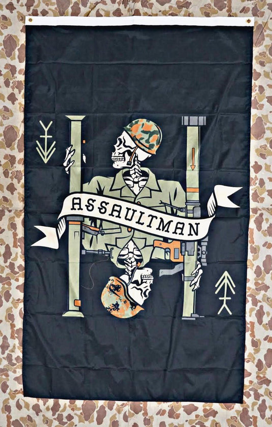 Assaultman Death Card Flag