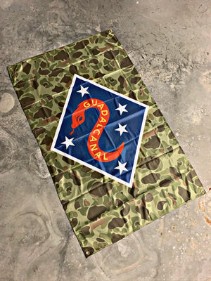 Open image in slideshow, 2nd Marine Division Guadalcanal Flag
