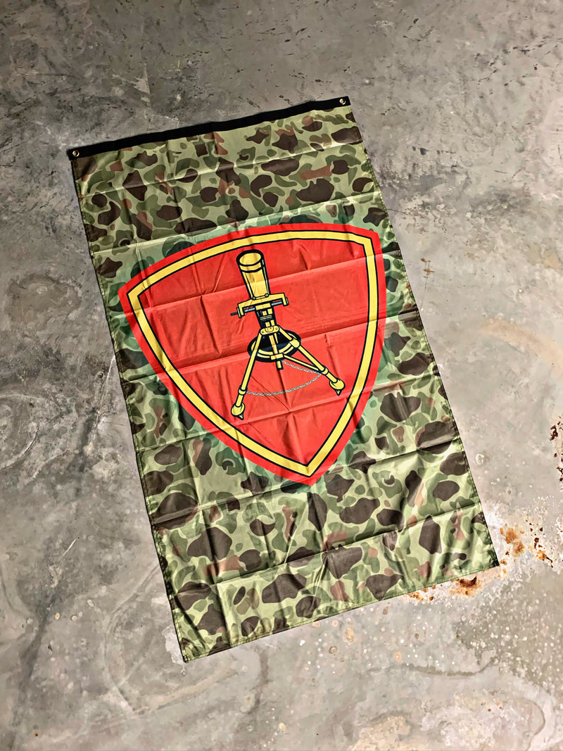 Load image into Gallery viewer, 3rd Marine Mortar Division Flag
