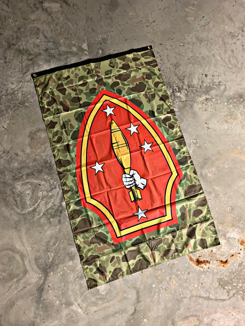 Load image into Gallery viewer, 2nd Marine Mortar Division Flag
