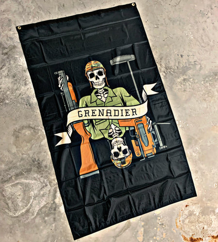 Grenadier Death Card Flag
