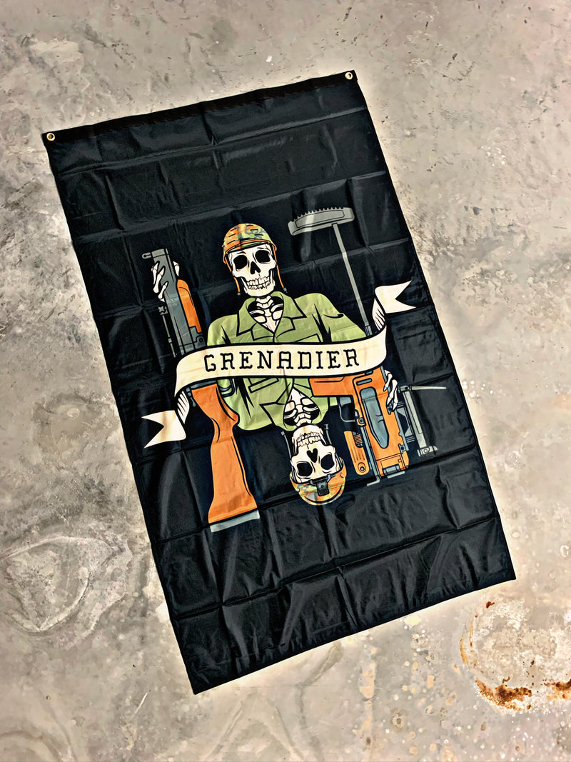 Load image into Gallery viewer, Grenadier Death Card Flag
