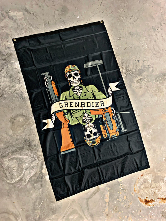 Grenadier Death Card Flag