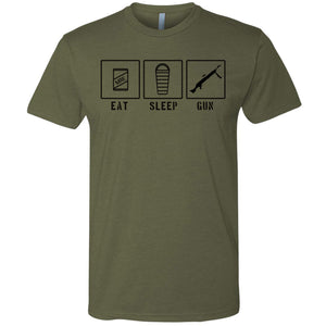 Open image in slideshow, Eat Sleep Gun Tee
