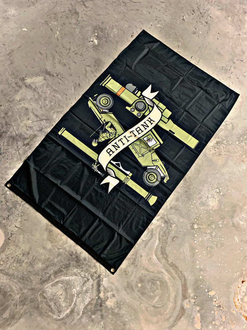 Load image into Gallery viewer, Anti-Tank Missile Gunner Death Card Flag
