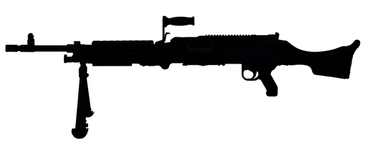 M240B Side Profile Decal