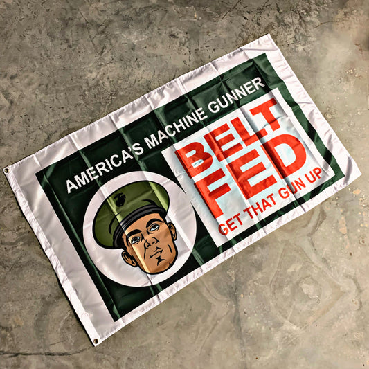 Belt Fed Chew Flag