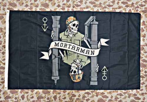 Mortarman Death Card Flag