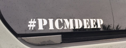 #PICMDEEP Decal