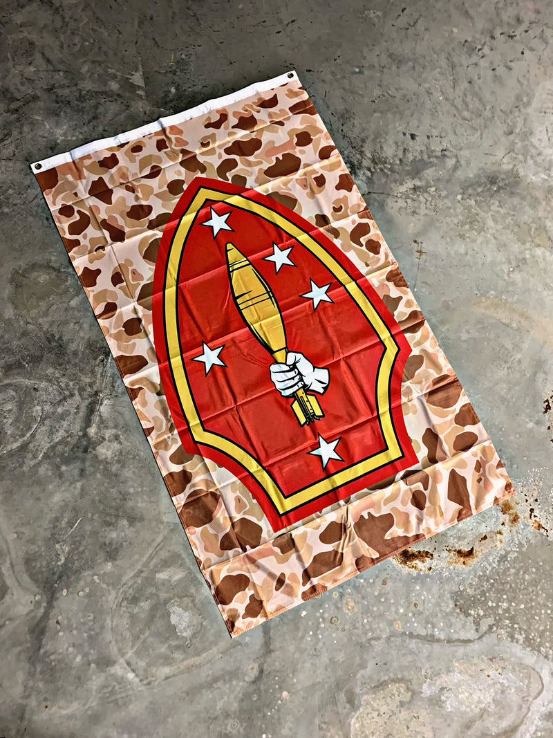 Load image into Gallery viewer, 2nd Marine Mortar Division Flag
