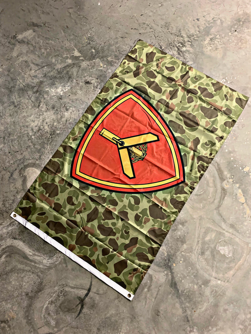 Load image into Gallery viewer, 3rd Marine Division Flag
