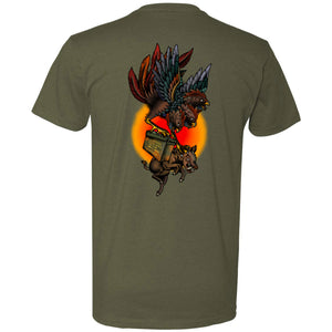 Open image in slideshow, Three Headed Rooster Tee
