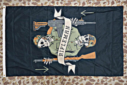 Rifleman Death Card Flag